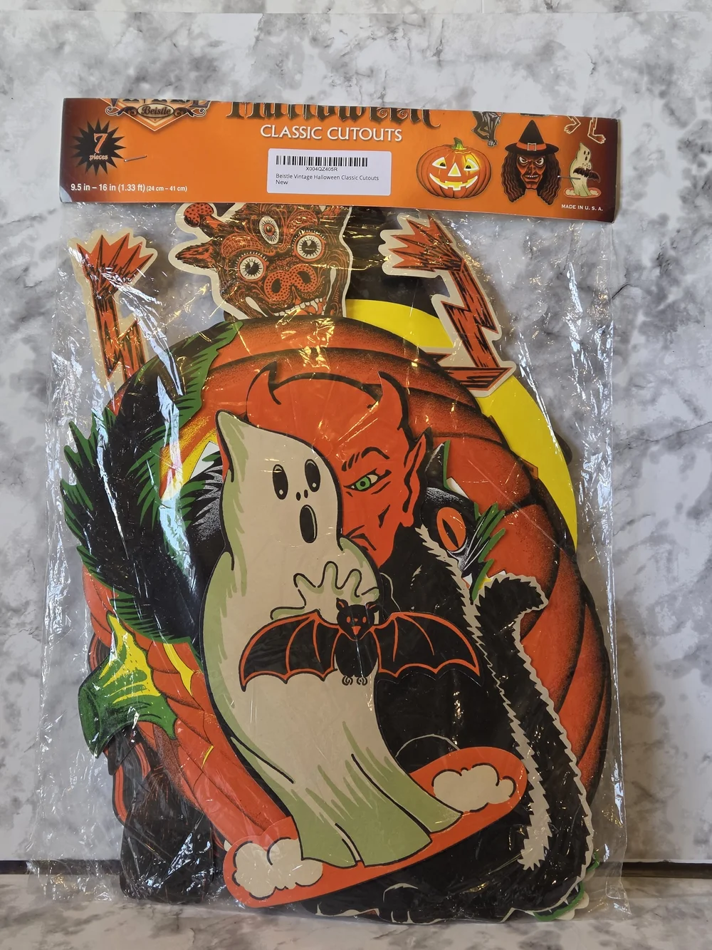 Vintage Halloween Classic Cutouts 7 Pieces